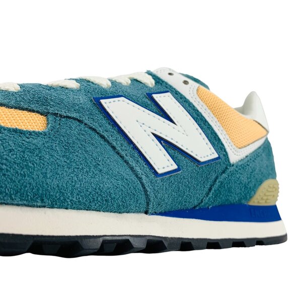 New Balance 574 Green Orange Men\'s Shoes Casual Sneakers U574GPB main image 6